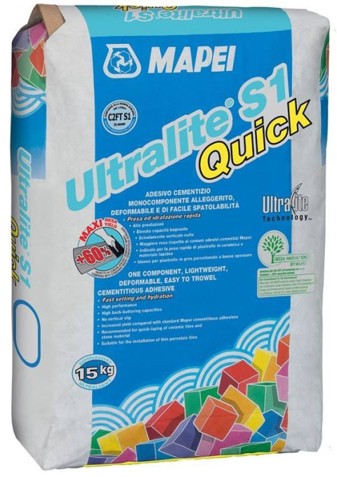 MAPEI Klej ULTRALITE S1 QUICK szary (15 kg)