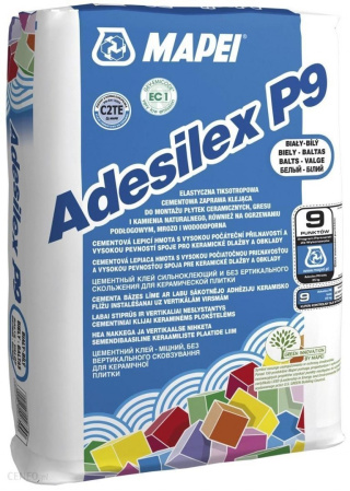 MAPEI Klej elastyczny ADESILEX P9 biały (25 kg)