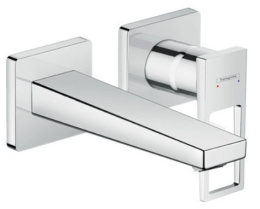 HANSGROHE Metropol Bateria umywalkowa jednouchwytowa z wylewką 165 mm, montaż podtynkowy, uchwyt loop - 74525000