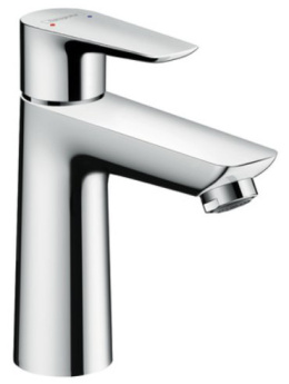 HANSGROHE Talis E Bateria umywalkowa 110 jednouchwytowa z kompletem odpływowym Push Open, DN15, chrom - 71711000