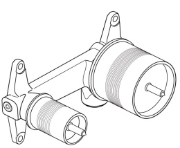 IDEALSTANDARD Strada Built-in Parts Element podtynkowy do baterii ściennej - A5948