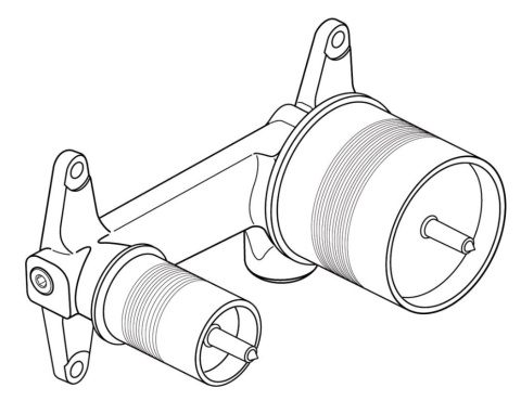 IDEALSTANDARD Tonic II Built-in parts Element podtynkowy do baterii ściennej - A5948