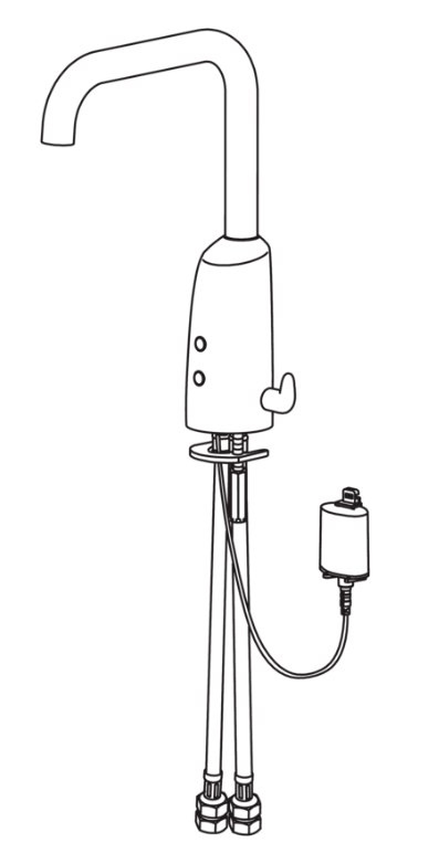 ORAS Electra 6331F Bateria umywalkowa, 6V