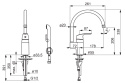 ORAS Safira 1033 Bateria umywalkowa