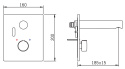 ORAS Electra 6207C Element natynkowy do baterii umywalkowej, 12V