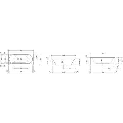 DURAVIT DARLING NEW wanna cała 180x80 700244000000000