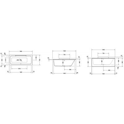 DURAVIT DURASTYLE wanna prawa 160x70 700293000000000