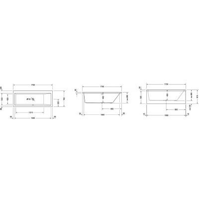 DURAVIT VERO wanna prostokątna prawa 170x70 700132000000000