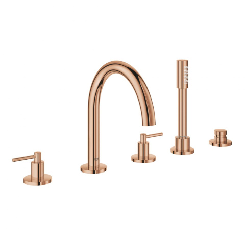 GROHE ATRIO 5-otworowa bateria wannowa, DN 15-19922DA3