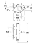 GROHE GRANDERA jednouchwytowa bateria wannowa-23317IG0