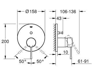 GROHE ESSENCE jednouchwytowa bateria-24058001