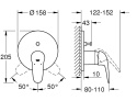 GROHE EUROSTYLE jednouchwytowa bateria-24047003