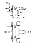 GROHE GROHTHERM 1000 bateria z termostatem, DN 15-34155003