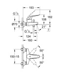 GROHE EUROECO SPECIAL jednouchwytowa bateria-32783000