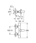 GROHE GROHTHERM 1000 COSMOPOLITAN M bateria wannowa-34215002