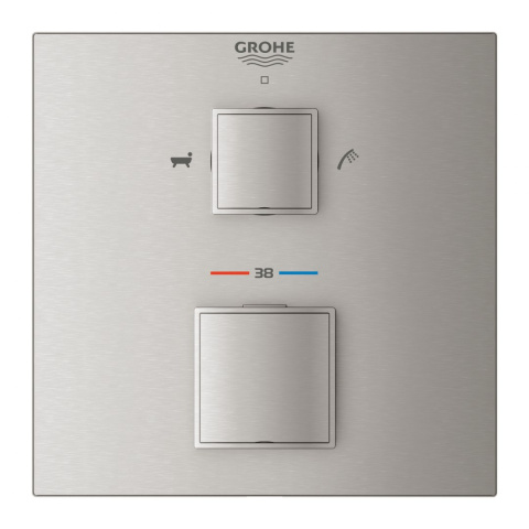 GROHE GROHTHERM CUBE termostatyczna bateria wannowa-24155DC0