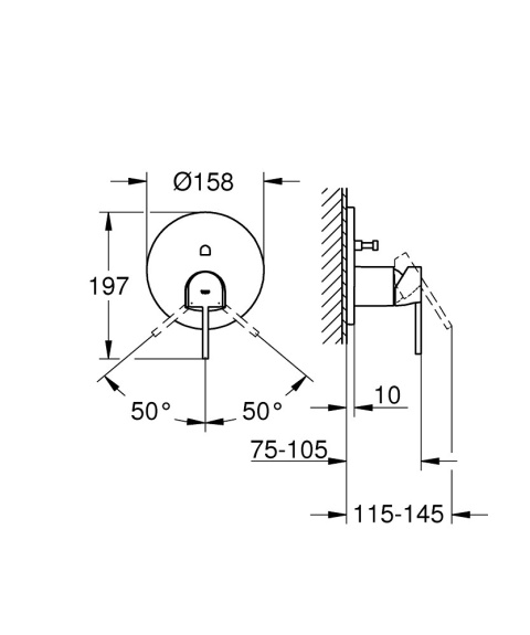 GROHE PLUS jednouchwytowa bateria-24060003