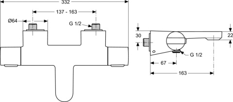 IDEALSTANDARD CERATHERM 200 NEW bateria termostatyczna-A4630