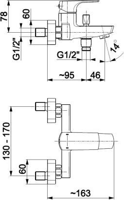 KFA MOKAIT bateria wannowa-5534-010-00