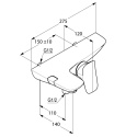 KLUDI AMBIENTA bateria wannowo-natryskowa DN 15-534450575