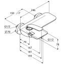 KLUDI BALANCE jednouchwytowa bateria wannowo-natryskowa DN 15-524450575