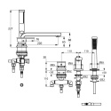 KLUDI E2 bateria wannowo-natryskowa DN 15-494470575