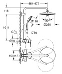 GROHE Euphoria System 260 system prysznicowy-27473001