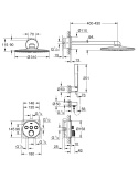 GROHE SmartControl podtynkowy zestaw prysznicowy-34709000