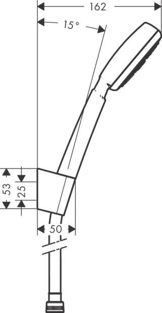 HANSGROHE Crometta 100 Punktowy zestaw prysznicowy-26665400