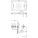 TRES BLOCK SYSTEM Zestaw natryskowy-20725404