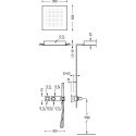 TRES BLOCK SYSTEM Zestaw natryskowy-20725204