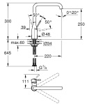 GROHE Essence Jednouchwytowa bateria zlewozmywakowa-30269A00