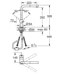 GROHE Minta Jednouchwytowa bateria zlewozmywakowa-32168000