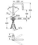 GROHE Minta Jednouchwytowa bateria zlewozmywakowa-32322A02