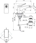 IDEALSTANDARD CHECK bateria bidetowa stojąca-BC760