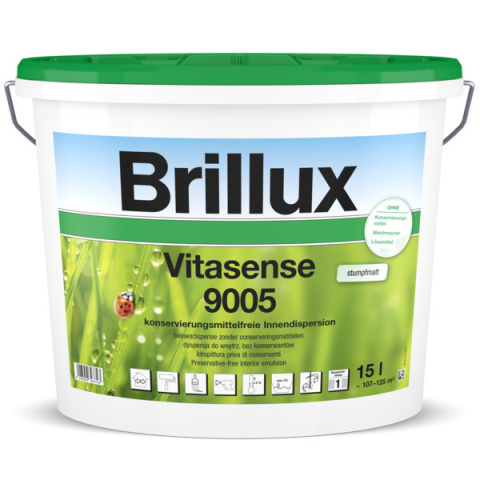 BRILLUX Farba Vitasense 9005 (15 L)