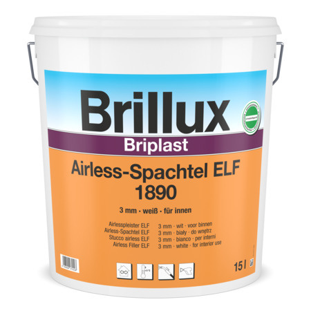 BRILLUX Masa szpachlowa Briplast Airless-Spachtel ELF 1890 - wiadro (15 L)