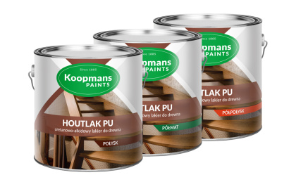 KOOPMANS Lakier do użytku wewnętrznego HOUTLAK PU (2.5 L)