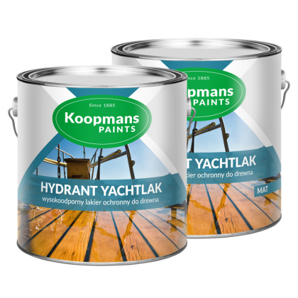 KOOPMANS HYDRANT YACHTLAK - Lakier do ochrony drewna na trudne warunki atmosferyczne (20 L)