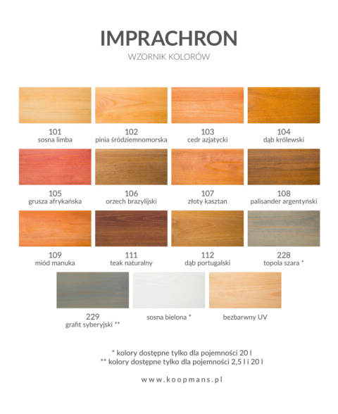 KOOPMANS IMPRACHRON - Koloryzujący impregnat klasyczny (20 L) KOOPMANS IMPRACHRON - Koloryzujący impregnat klasyczny (20 L)