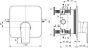 IDEALSTANDARD EDGE Bateria natryskowa podtynkowa - A7123