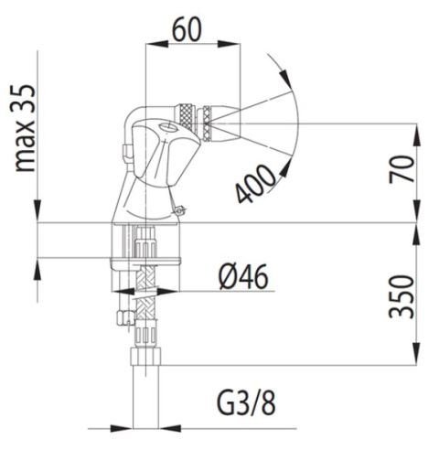 KFA STANDARD Bateria bidetowa - 307-015-00