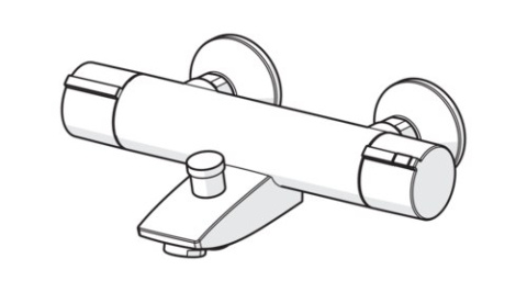 ORAS Cubista 2875U Bateria wannowo-natryskowa