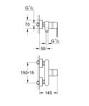 GROHE GET jednouchwytowa bateria prysznicowa- 23227000