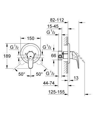 GROHE SWIFT jednouchwytowa bateria prysznicowa- 23269000