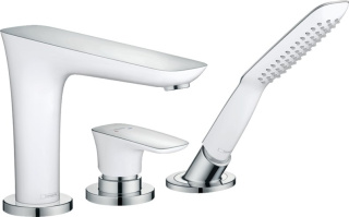 HANSGROHE PuraVida 3-otworowa jednouchwytowa bateria na brzeg wanny- 15432000