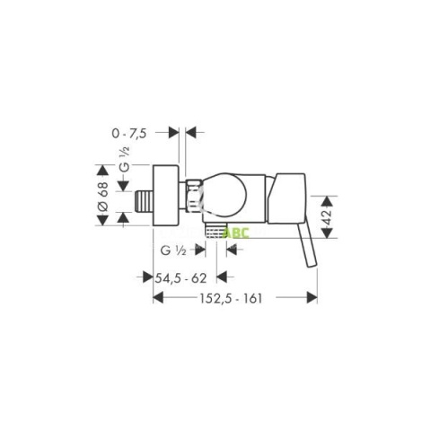 HANSGROHE Talis S Jednouchwytowa bateria prysznicowa- 32620000