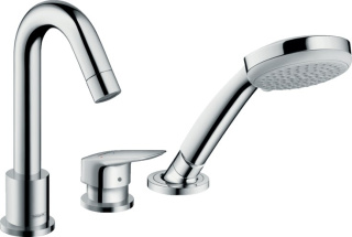 HANSGROHE Logis 3-otworowa jednouchwytowa bateria na brzeg wanny- 71310000