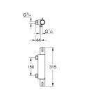 GROHE GROHTHERM SPECIAL bateria prysznicowa z termostatem, DN 15- 34681000