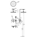 TRES TRES-CLASIC KIT DUCHA MNDO. EMP+COMP- 24218004LM